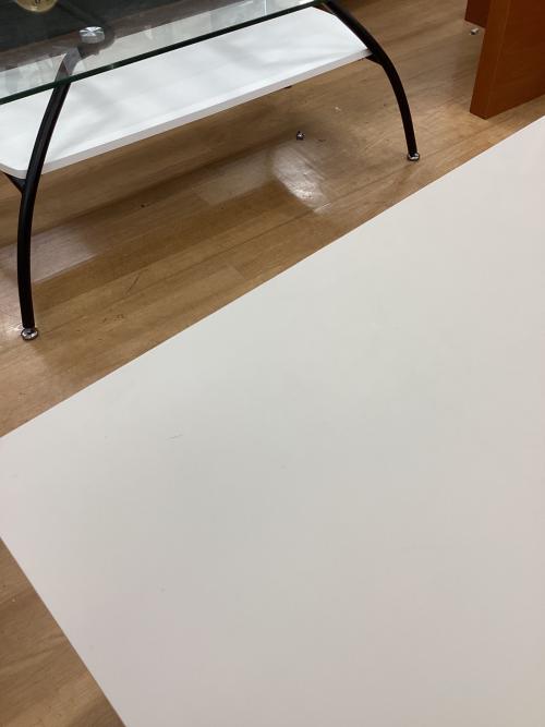 東馬 (トウマ) STLリビングテーブル ホワイト×ナチュラル