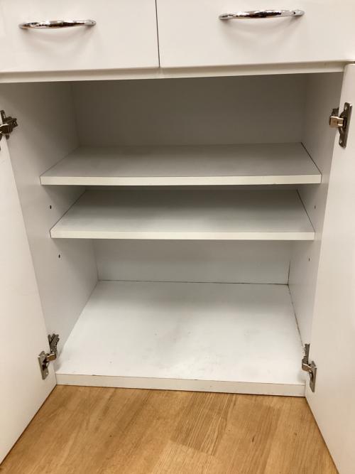 山清工業 (サンセイコウギョウ) キッチンカウンター ホワイト