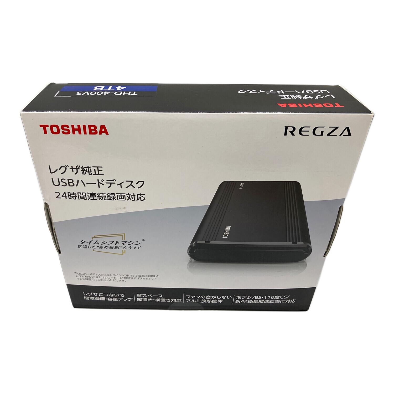 TOSHIBA (トウシバ) USBハードディスク テレビ関連用品 THD-400V3
