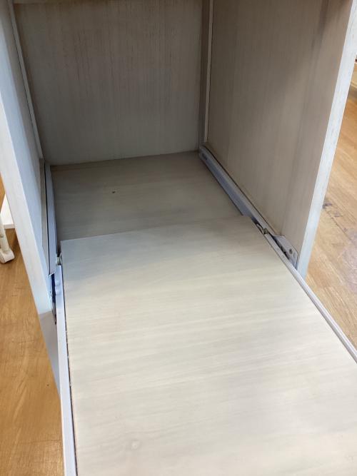 キッチンラック ブラウン×ホワイト