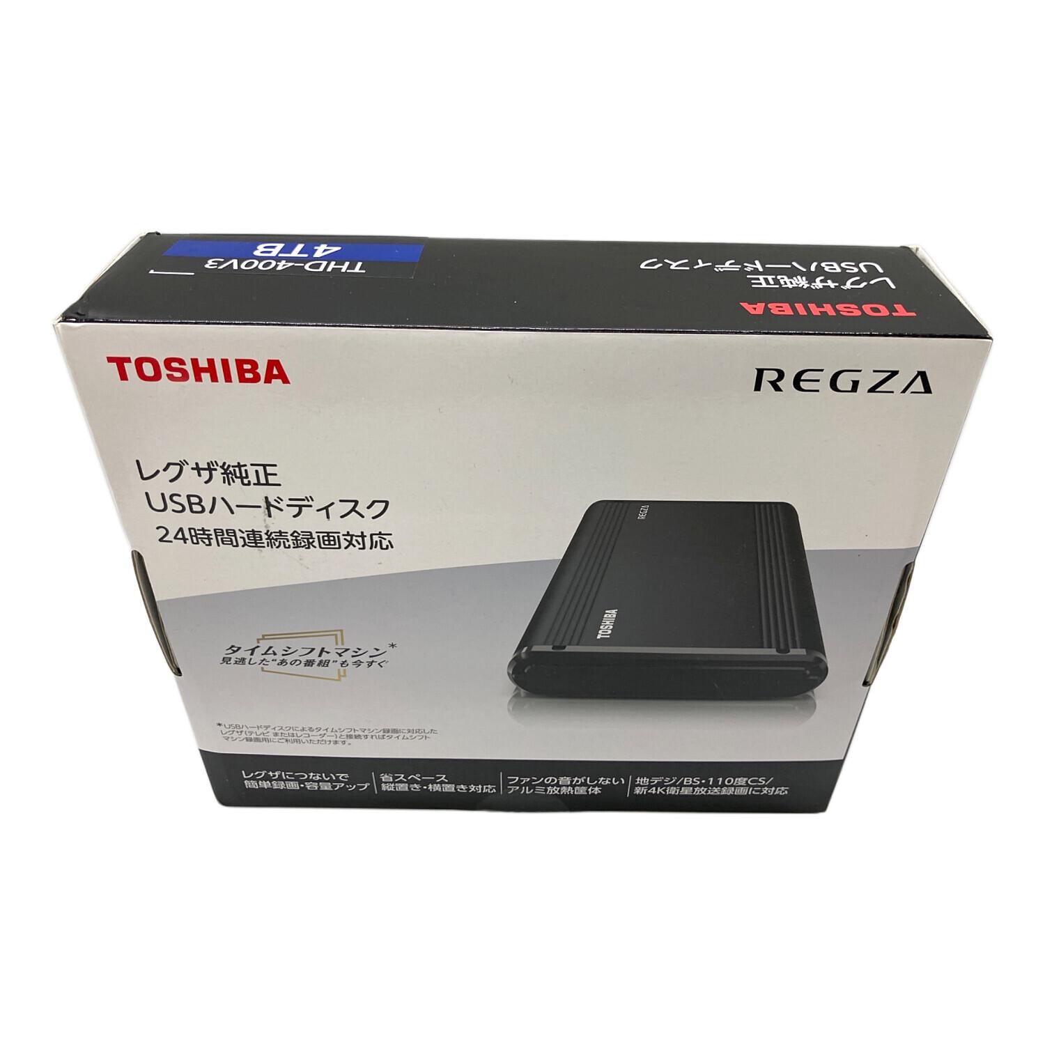 新品未開封 TOSHIBA THD-400V3 4TB USBハードディスク Amazon | 東芝 タイムシフトマシン対応 USBハードディスク メカニカル