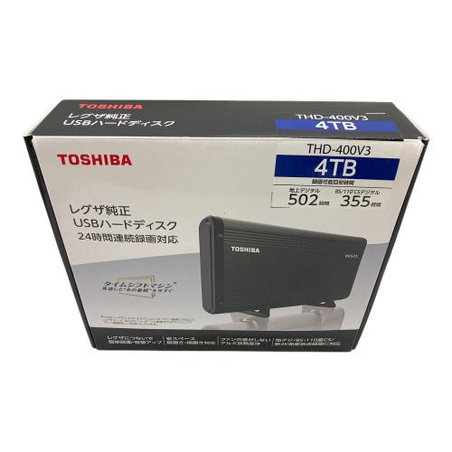 TOSHIBA (トウシバ) USBハードディスク テレビ関連用品 THD-400V3