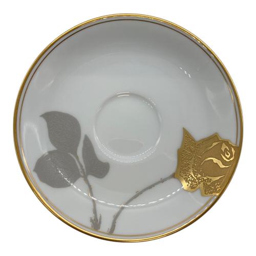 大倉陶園 (オオクラトウエン) カップ&ソーサー 金蝕バラ