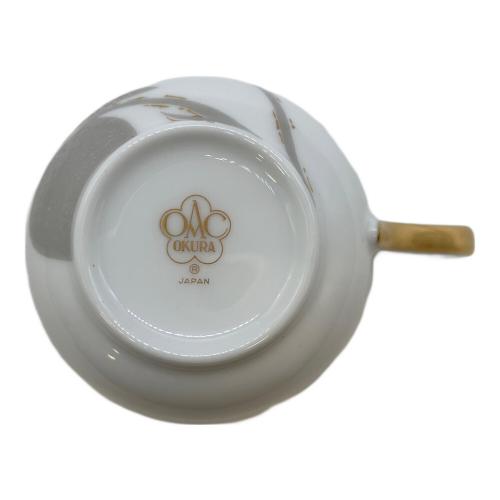 大倉陶園 (オオクラトウエン) カップ&ソーサー 金蝕バラ