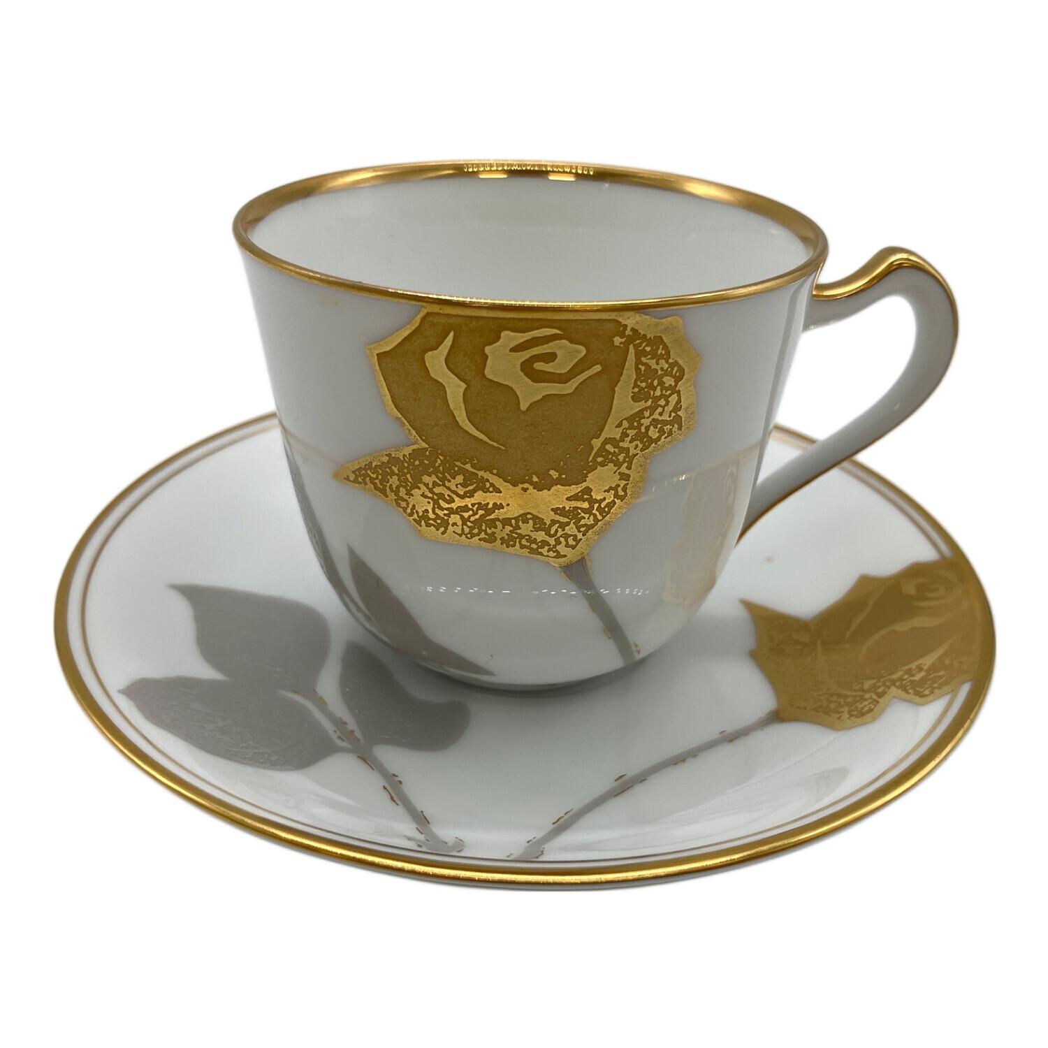 大倉陶園 (オオクラトウエン) カップ&ソーサー 金蝕バラ｜トレファクONLINE