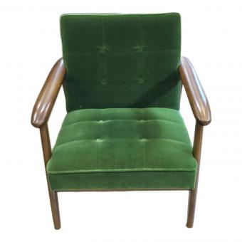 カリモク60 (カリモクロクマル) Kチェア W36170QW モケットグリーン