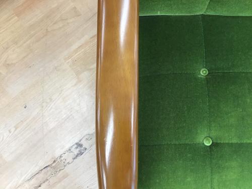 カリモク60 (カリモクロクマル) Kチェア W36170QW モケットグリーン