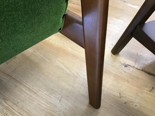 カリモク60 (カリモクロクマル) Kチェア W36170QW モケットグリーン