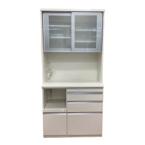 松田家具 (マツダカグ) レンジボード 218 ホワイト