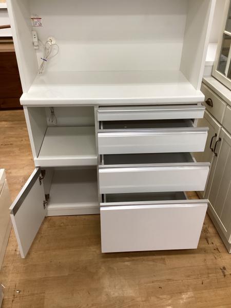 松田家具 (マツダカグ) レンジボード 218 ホワイト｜トレファクONLINE