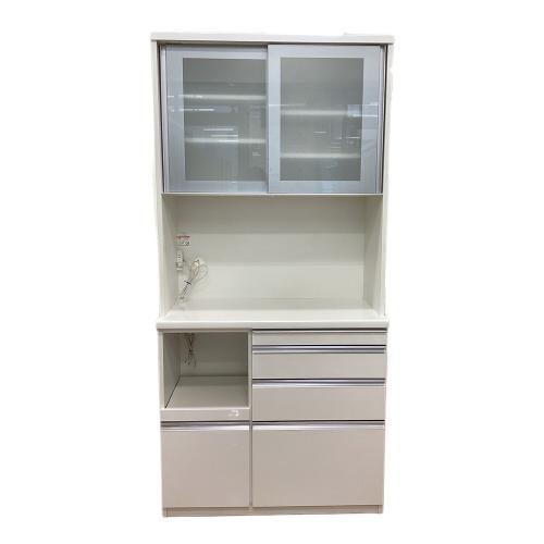 松田家具 (マツダカグ) レンジボード 218 ホワイト