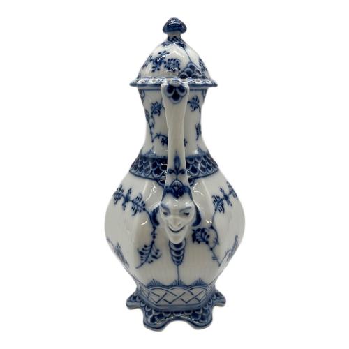 ROYAL COPENHAGEN (ロイヤル・コペンハーゲン) ティーポット ヨゴレ有/顔つき ブルーフルーテッド・フルレース