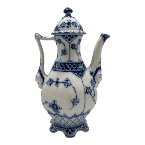 ROYAL COPENHAGEN (ロイヤル・コペンハーゲン) ティーポット ヨゴレ有/顔つき ブルーフルーテッド・フルレース