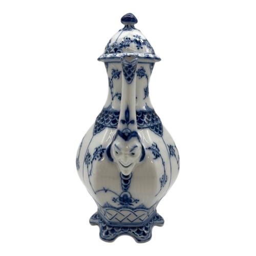 ROYAL COPENHAGEN (ロイヤル・コペンハーゲン) ティーポット ヨゴレ有/顔つき ブルーフルーテッド・フルレース
