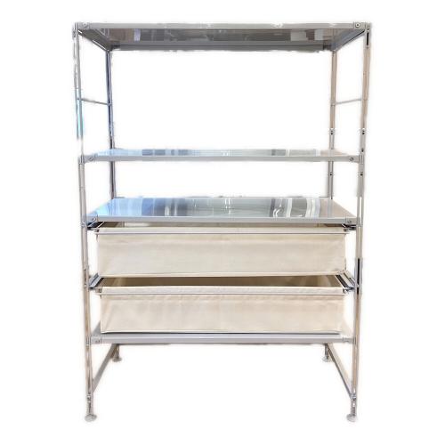 無印良品 (ムジルシリョウヒン) スチールユニットシェルフ 12 グレー