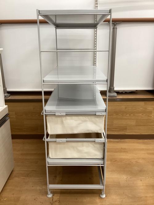 無印良品 (ムジルシリョウヒン) スチールユニットシェルフ 12 グレー