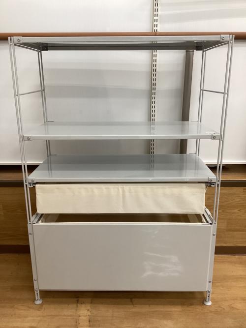 無印良品 (ムジルシリョウヒン) スチールユニットシェルフ 12 グレー