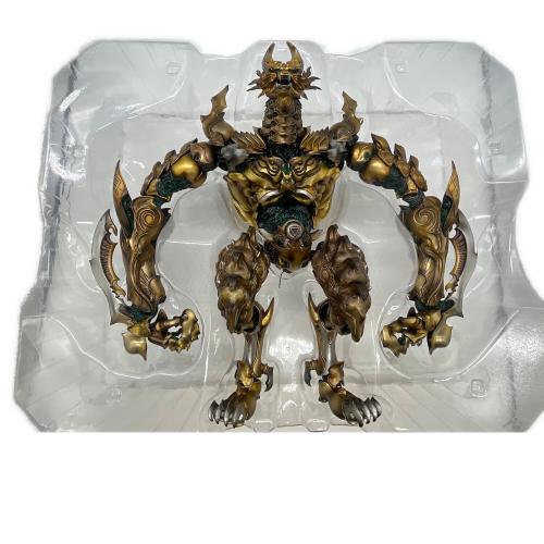 牙狼 (バンダイ) 心滅獣身ガロ＆魔道輪ザルバ ダメージVer. フィギュア ※開封済み/箱ダメージ有 イクイップ＆プロップ