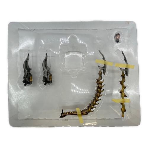 牙狼 (バンダイ) 心滅獣身ガロ＆魔道輪ザルバ ダメージVer. フィギュア ※開封済み/箱ダメージ有 イクイップ＆プロップ