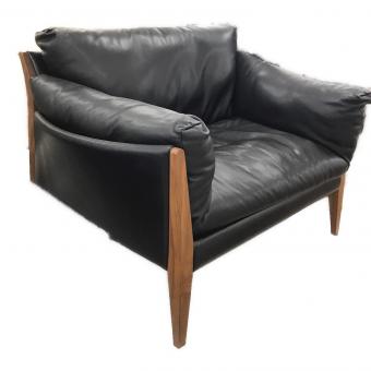 Ritzwell (リッツウェル) 1人掛けソファー ブラック×ブラウン