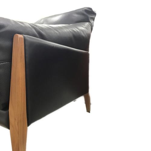 Ritzwell (リッツウェル) 1人掛けソファー ブラック×ブラウン