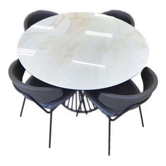 CALLIGARIS (カリガリス) ダイニング5点セット 287 ホワイト×ブラウン VORTEX