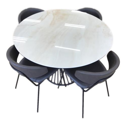 CALLIGARIS (カリガリス) ダイニング5点セット 287 ホワイト×ブラウン VORTEX