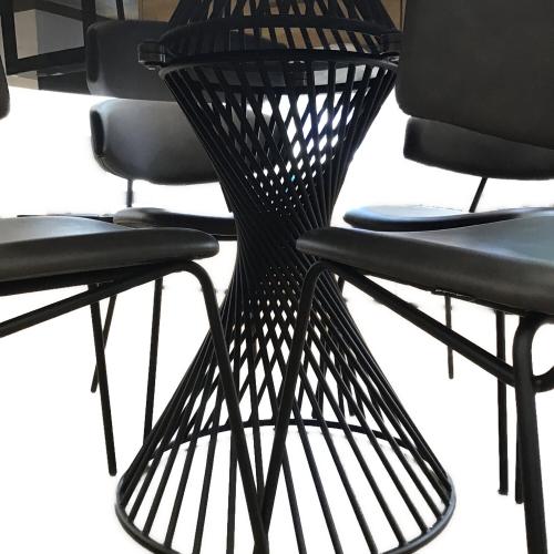 CALLIGARIS (カリガリス) ダイニング5点セット 287 ホワイト×ブラウン VORTEX