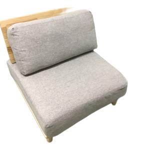 イーナ 1人掛けソファー 195 グレー リコルド