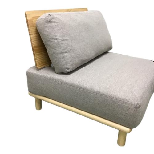 イーナ 1人掛けソファー 195 グレー リコルド