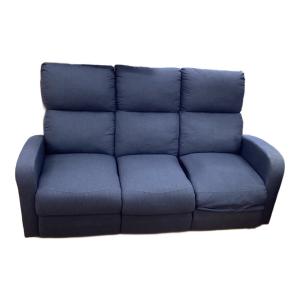 リクライニングソファー ネイビー