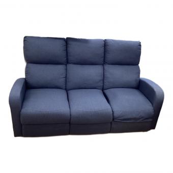リクライニングソファー ネイビー