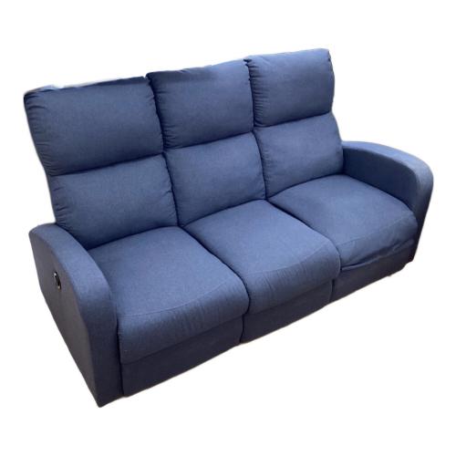 リクライニングソファー ネイビー