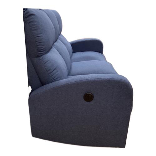 リクライニングソファー ネイビー