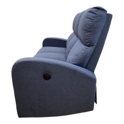 リクライニングソファー ネイビー