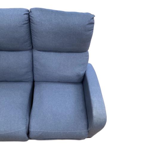 リクライニングソファー ネイビー