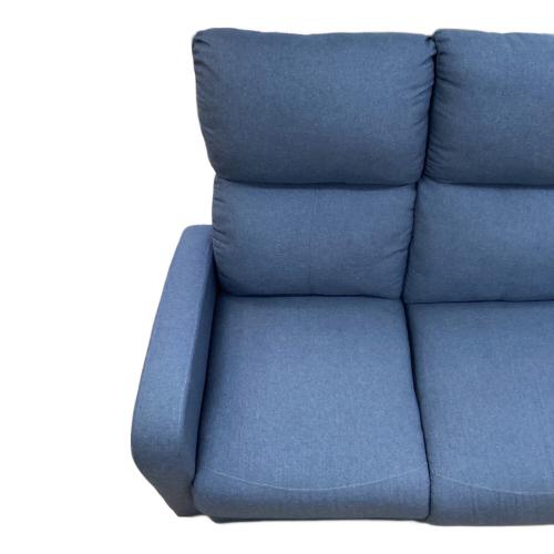 リクライニングソファー ネイビー