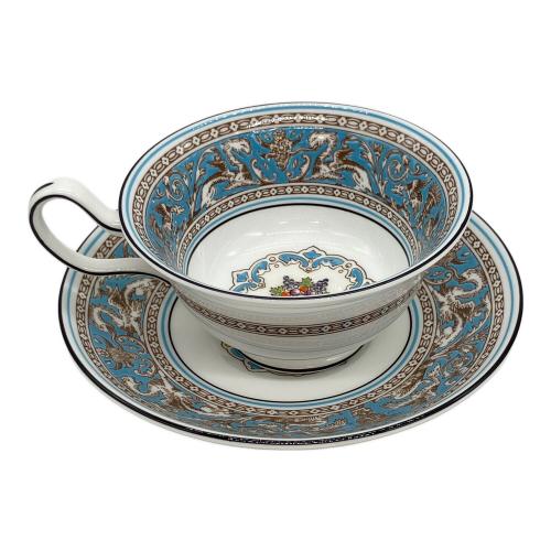 Wedgwood (ウェッジウッド) カップ&ソーサー フロレンティーン・ターコイズ