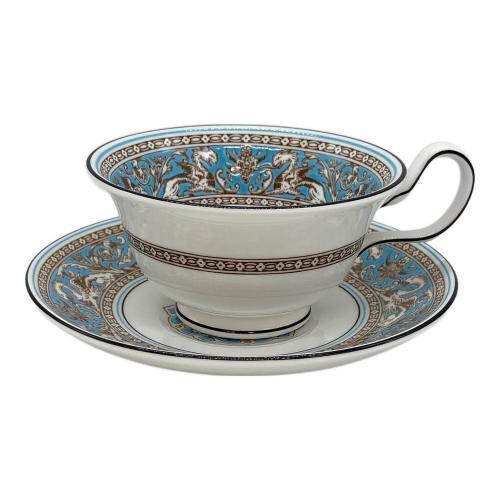 Wedgwood (ウェッジウッド) カップ&ソーサー フロレンティーン・ターコイズ