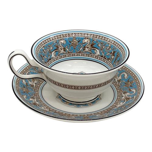 Wedgwood (ウェッジウッド) カップ&ソーサー フロレンティーン・ターコイズ
