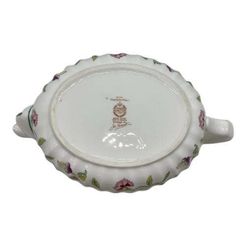 MINTON (ミントン) ティーポット 花柄/ホワイト×グリーン ハドンホール