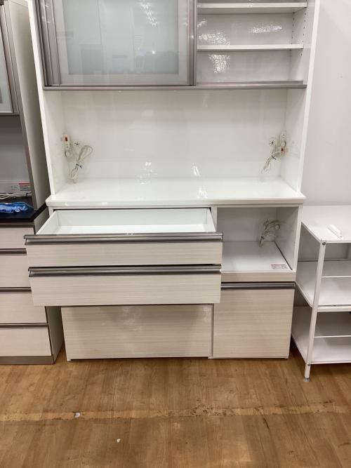 レンジボード 442 ホワイト×シルバー