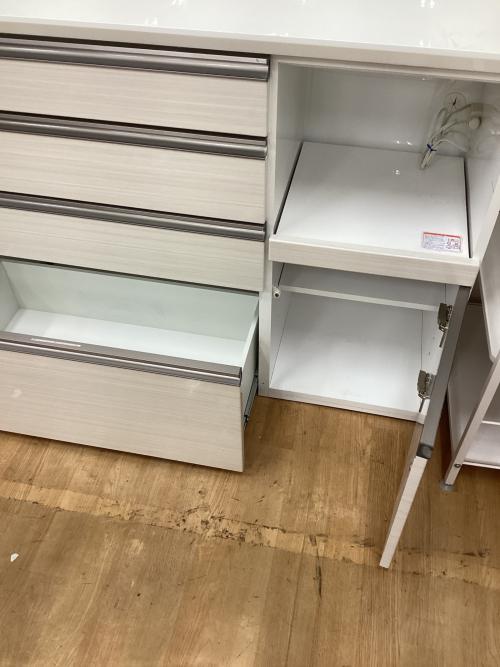 レンジボード 442 ホワイト×シルバー