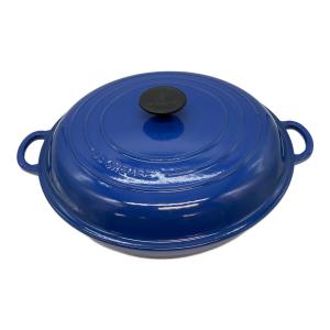 LE CREUSET (ルクルーゼ) ビュッフェキャセロール 30cm ブルー