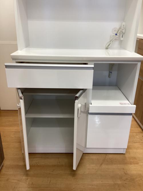 ニトリ レンジボード チャイルドロック付き ホワイト