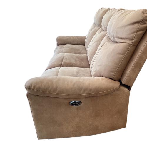 マナベインテリア 電動リクライニイングソファー 使用感有 ブラウン