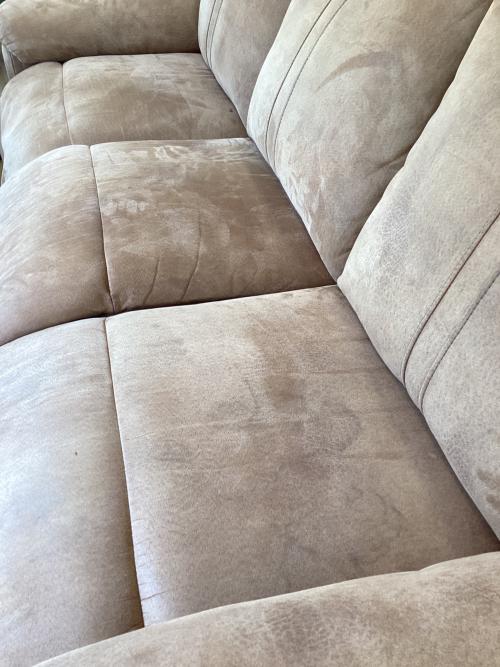 マナベインテリア 電動リクライニイングソファー 使用感有 ブラウン