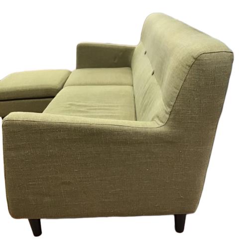 Franc franc (フランフラン) 3人掛けソファー 44 幅:約180㎝ グリーン フュジー