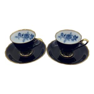 香蘭社 (コウランシャ) ペア椀皿 ▲/R488-2HQ サムシングブルー