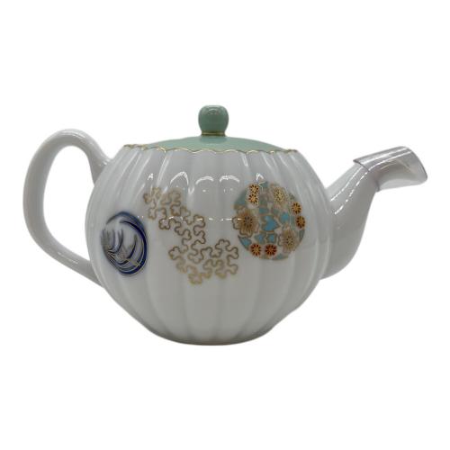 香蘭社 (コウランシャ) 二人用茶器セット 757-AHR2 金ミル花丸紋